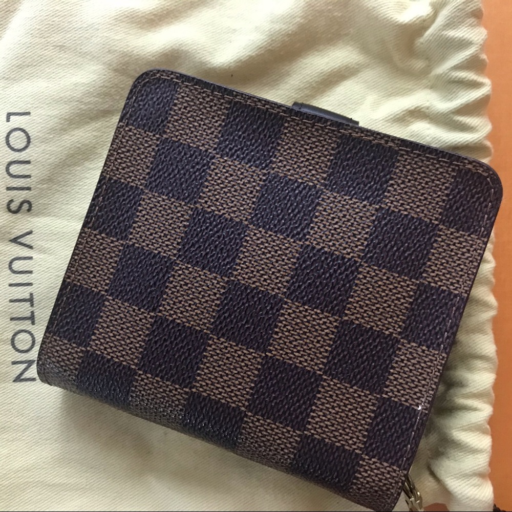 Louis Vuitton Damien Ebene canvas wallet - Picture 2 of 6